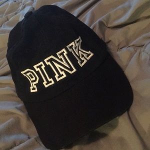 Super Cute! Victorias Secret PINK Black Hat